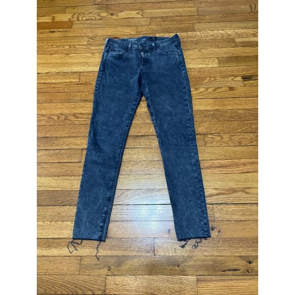AG Adriano Goldschmied Womens Jeans The Legging Ankle Super Skinny Sz 28 Blue - Picture 1 of 6